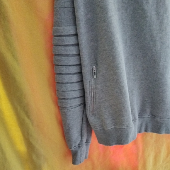 Boohoo Gray Hoodie Jacket - Picture 3 of 16